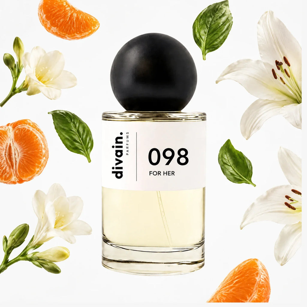 divain.098 perfume olfactory pyramid