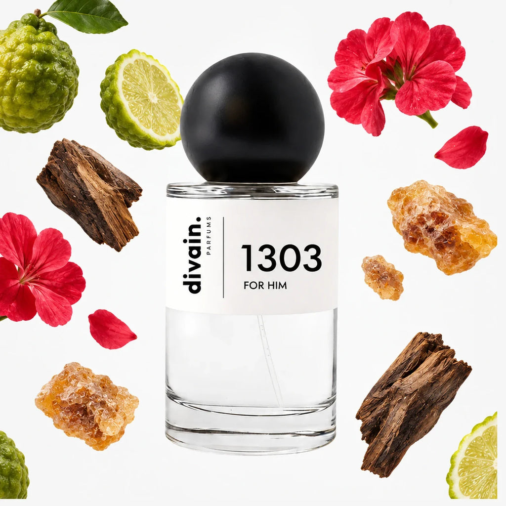 divain.1303 perfume olfactory pyramid