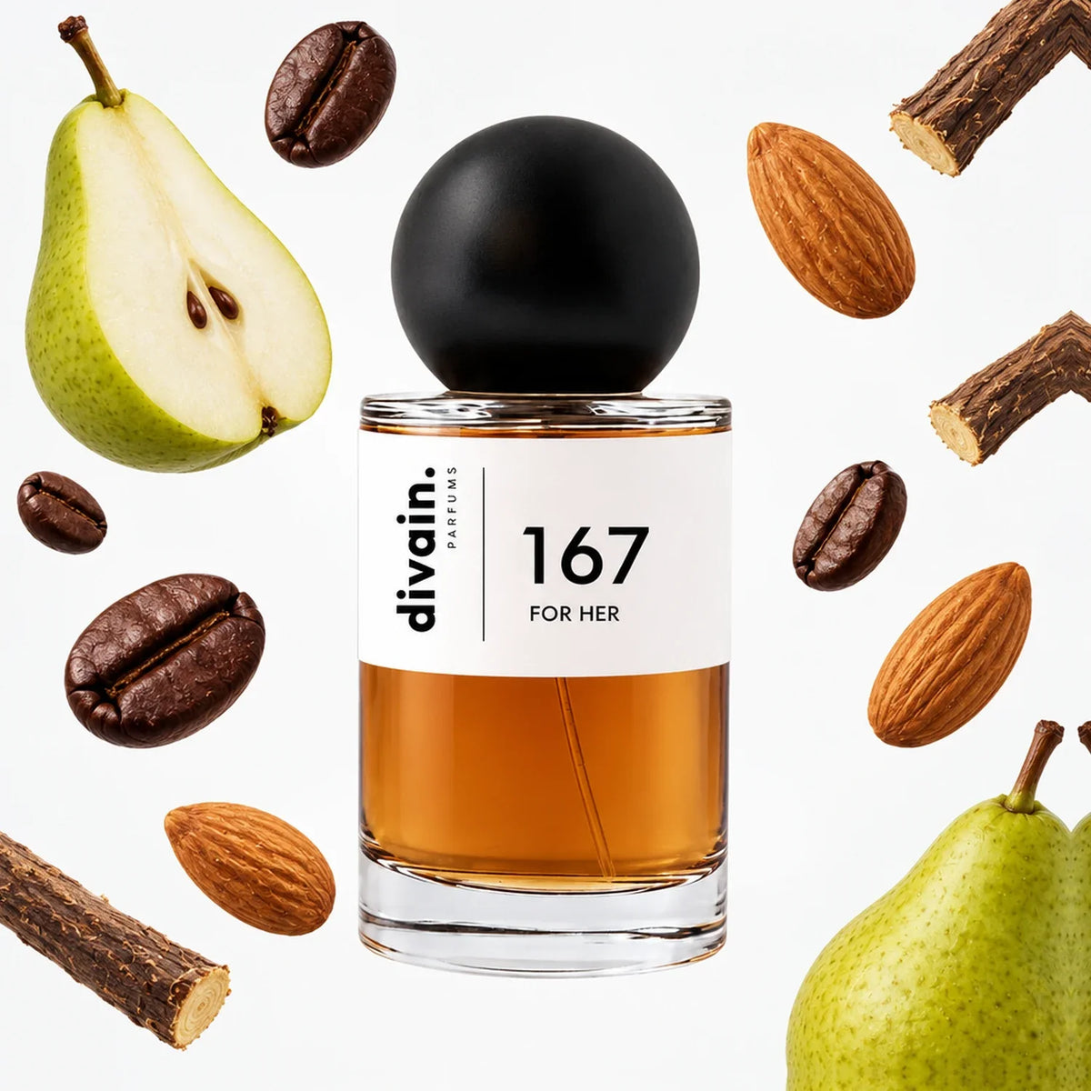 divain.167 perfume olfactory pyramid