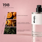 divain.198 perfume olfactory notes