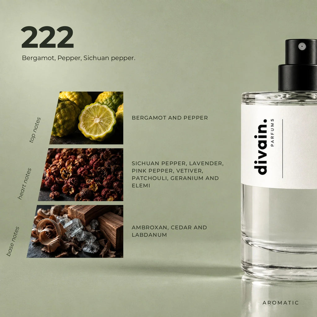 divain.222 perfume olfactory notes