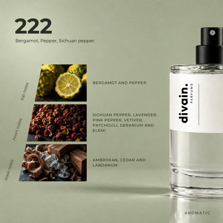 divain.222 perfume olfactory notes