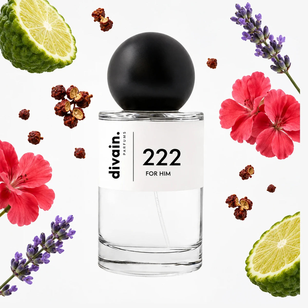 divain.222 perfume olfactory pyramid