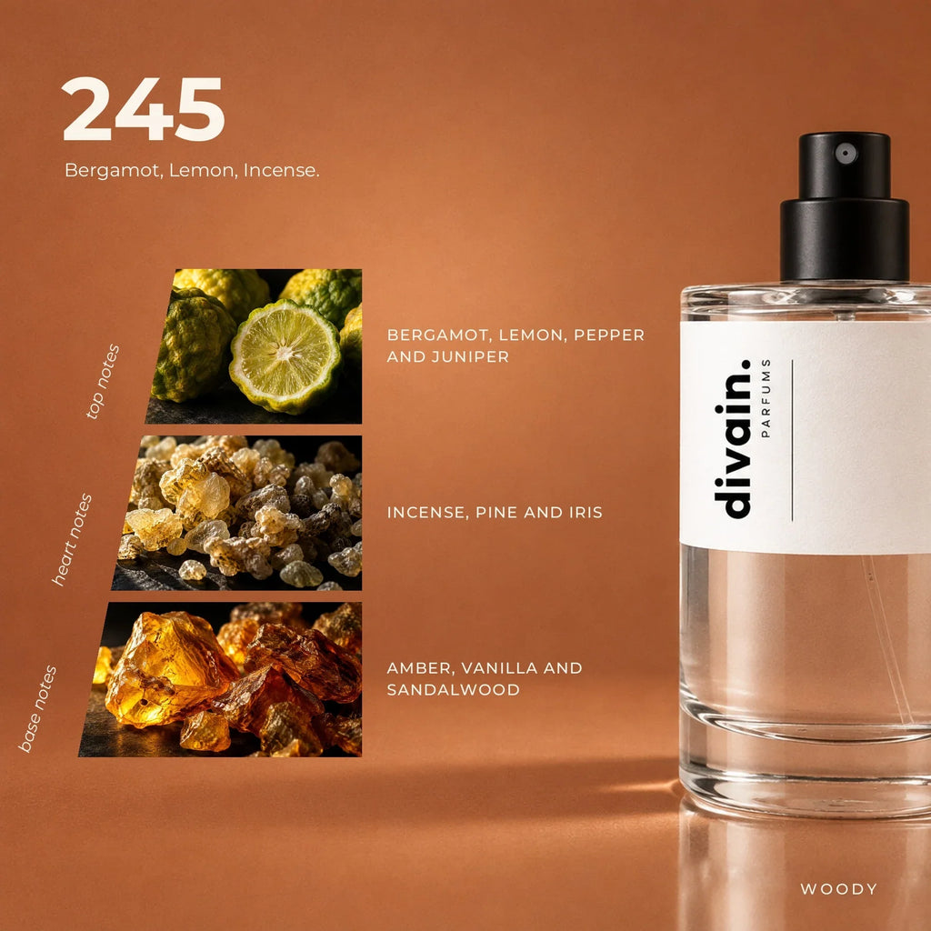 divain.245 perfume olfactory notes