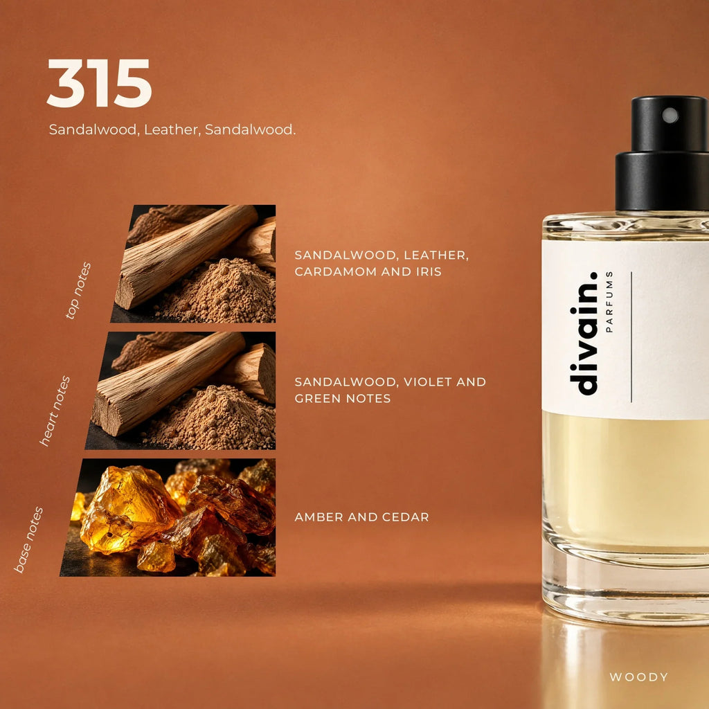 divain.315 perfume olfactory notes
