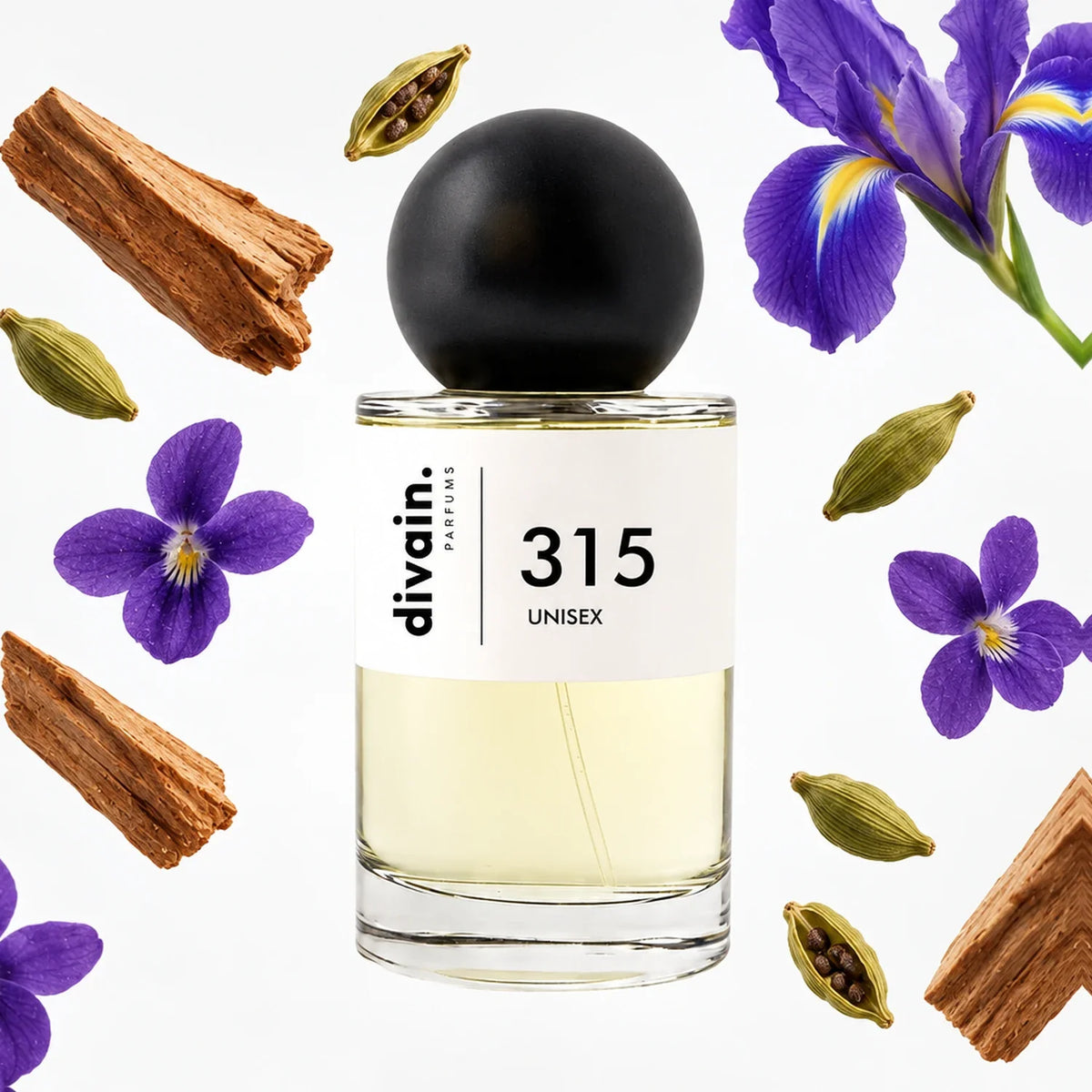 divain.315 perfume olfactory pyramid