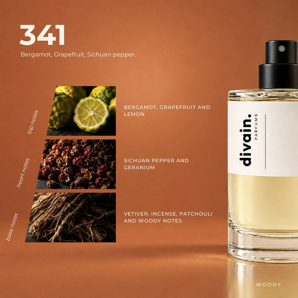 divain.341 perfume olfactory notes