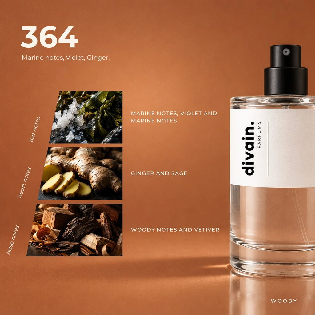 divain.364 perfume olfactory notes