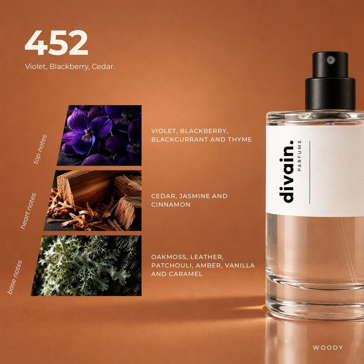 divain.452 perfume olfactory notes