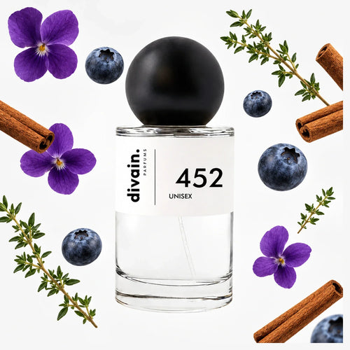 divain.452 perfume olfactory pyramid