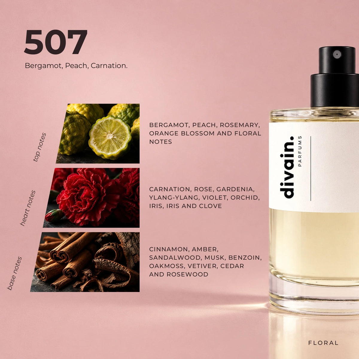 divain.507 fragrance pyramid