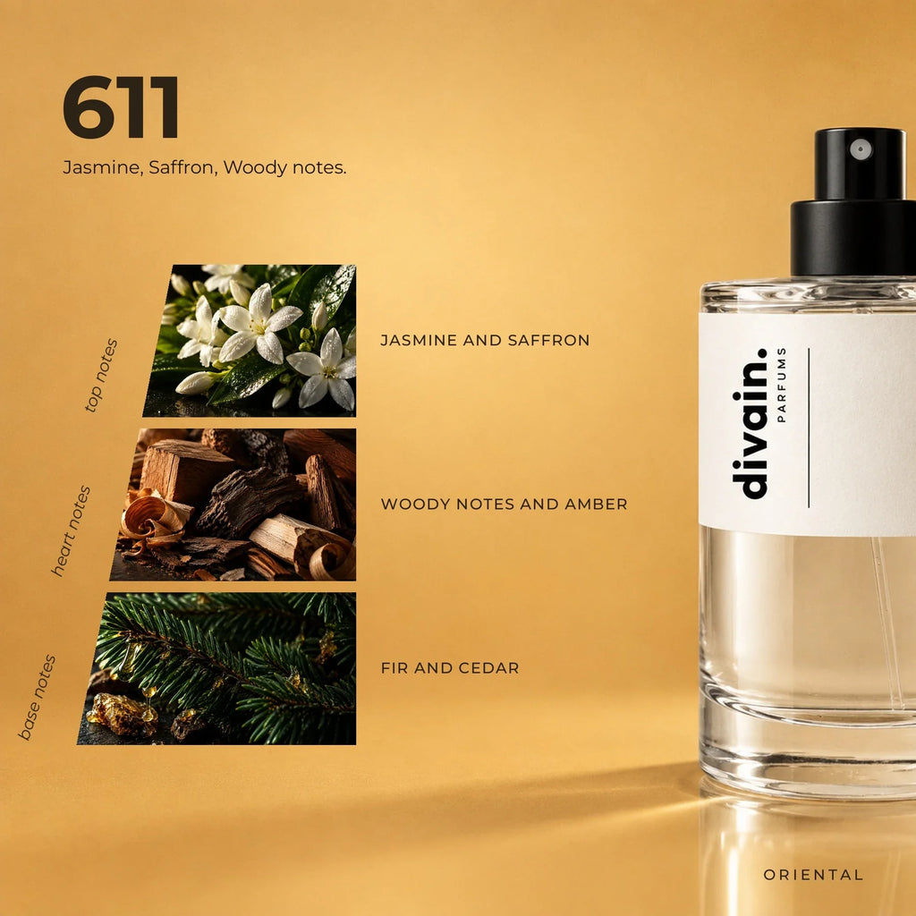 divain.611 perfume olfactory notes