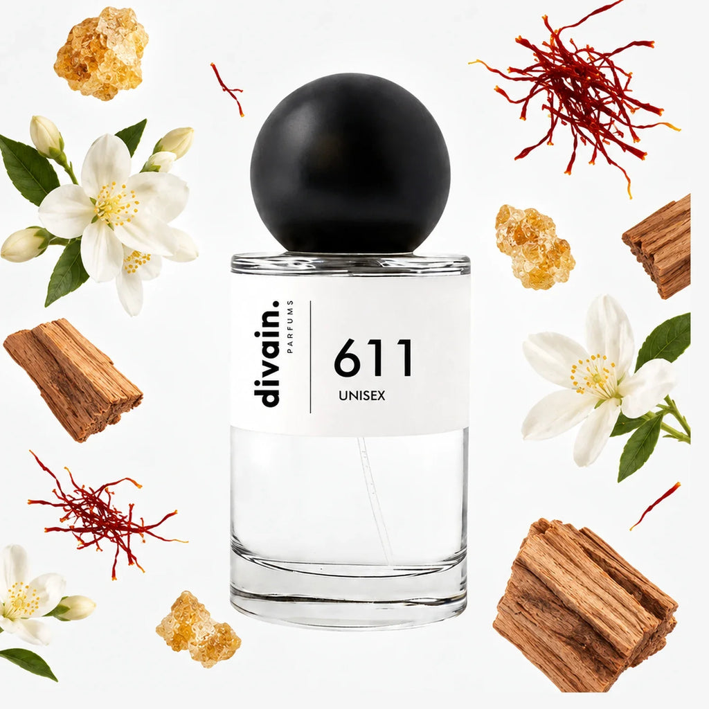 divain.611 perfume olfactory pyramid