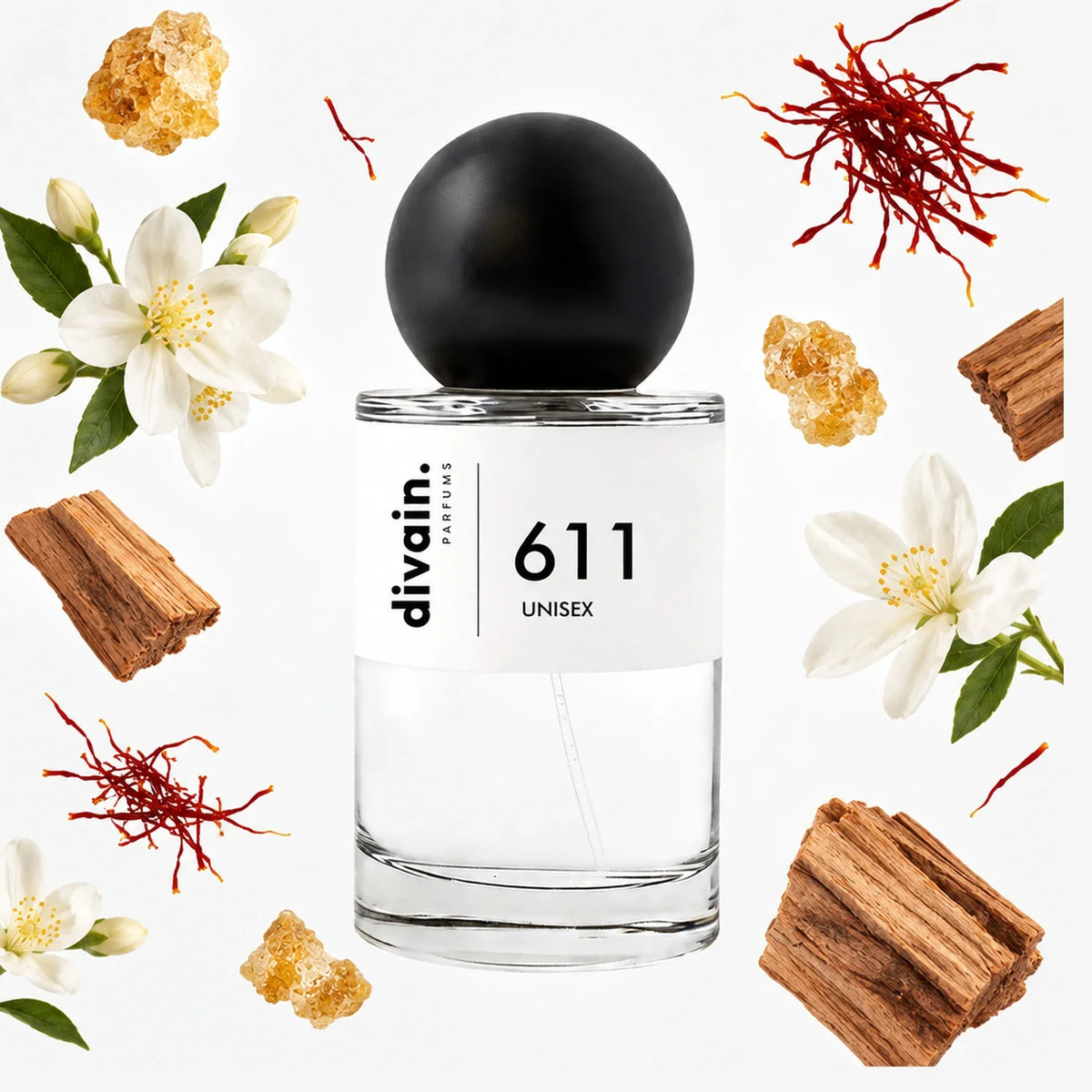 divain.611 perfume olfactory pyramid