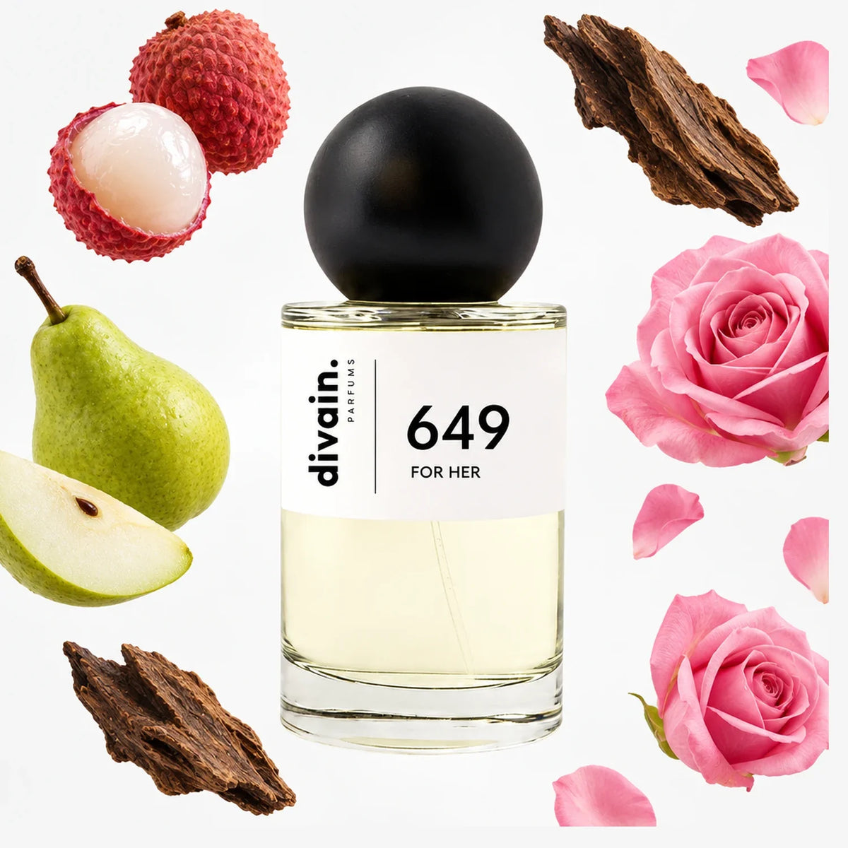 divain.649 perfume olfactory pyramid