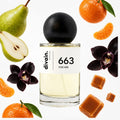 divain.663 perfume olfactory pyramid