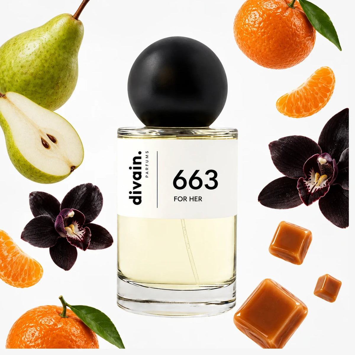 divain.663 perfume olfactory pyramid
