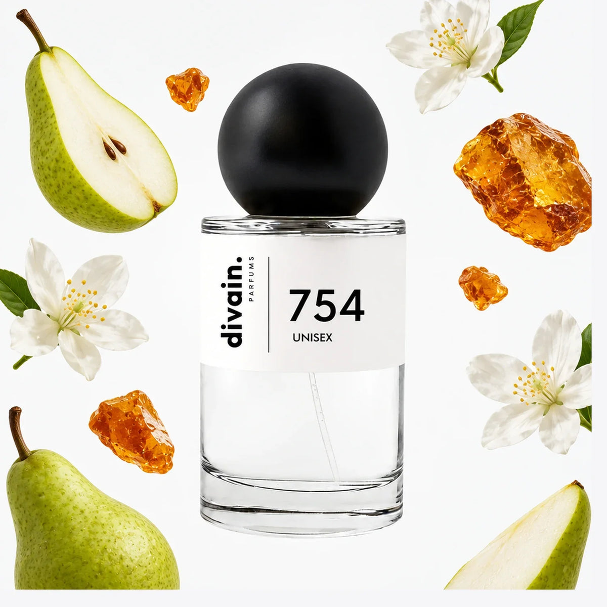 divain.754 perfume olfactory pyramid
