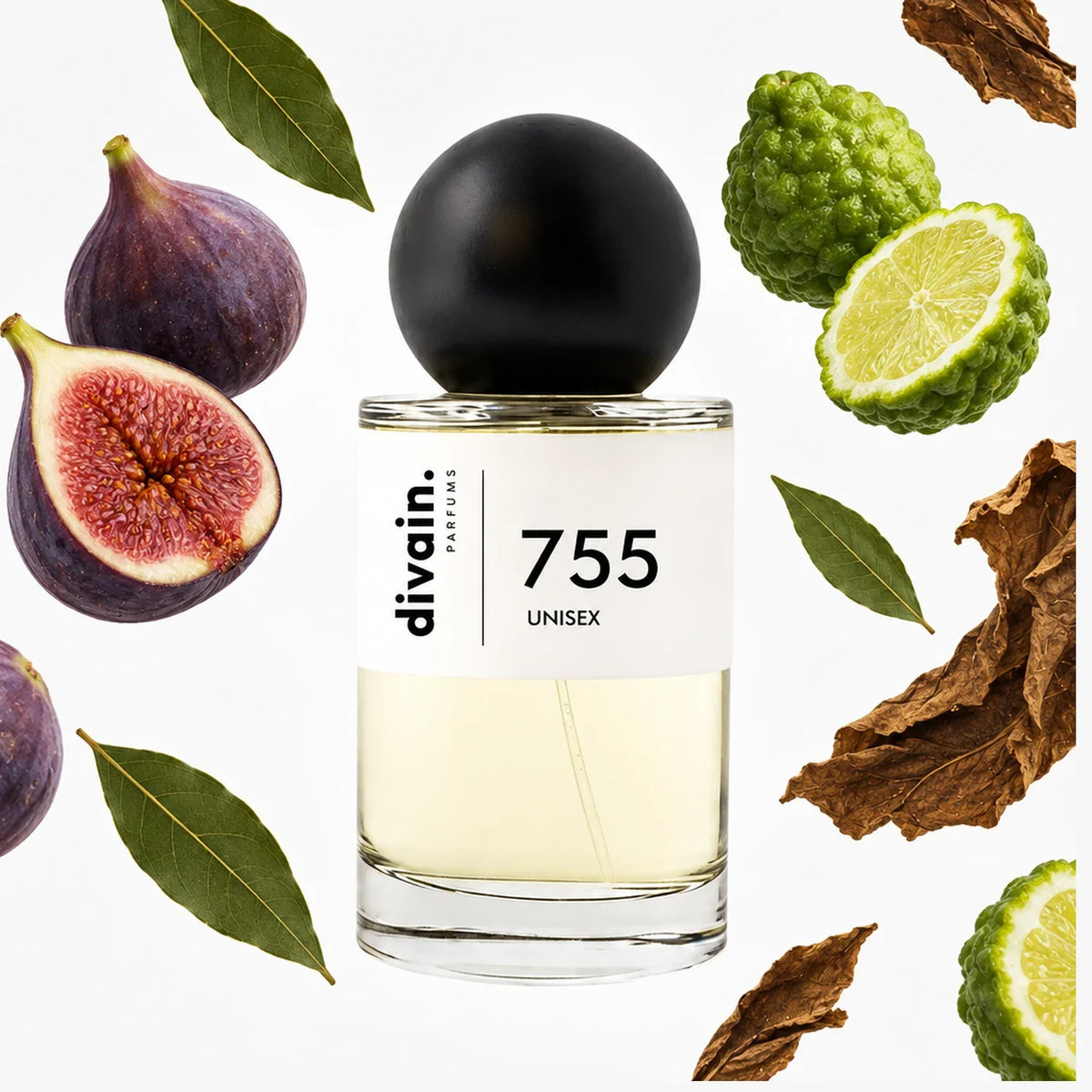 divain.755 perfume olfactory pyramid