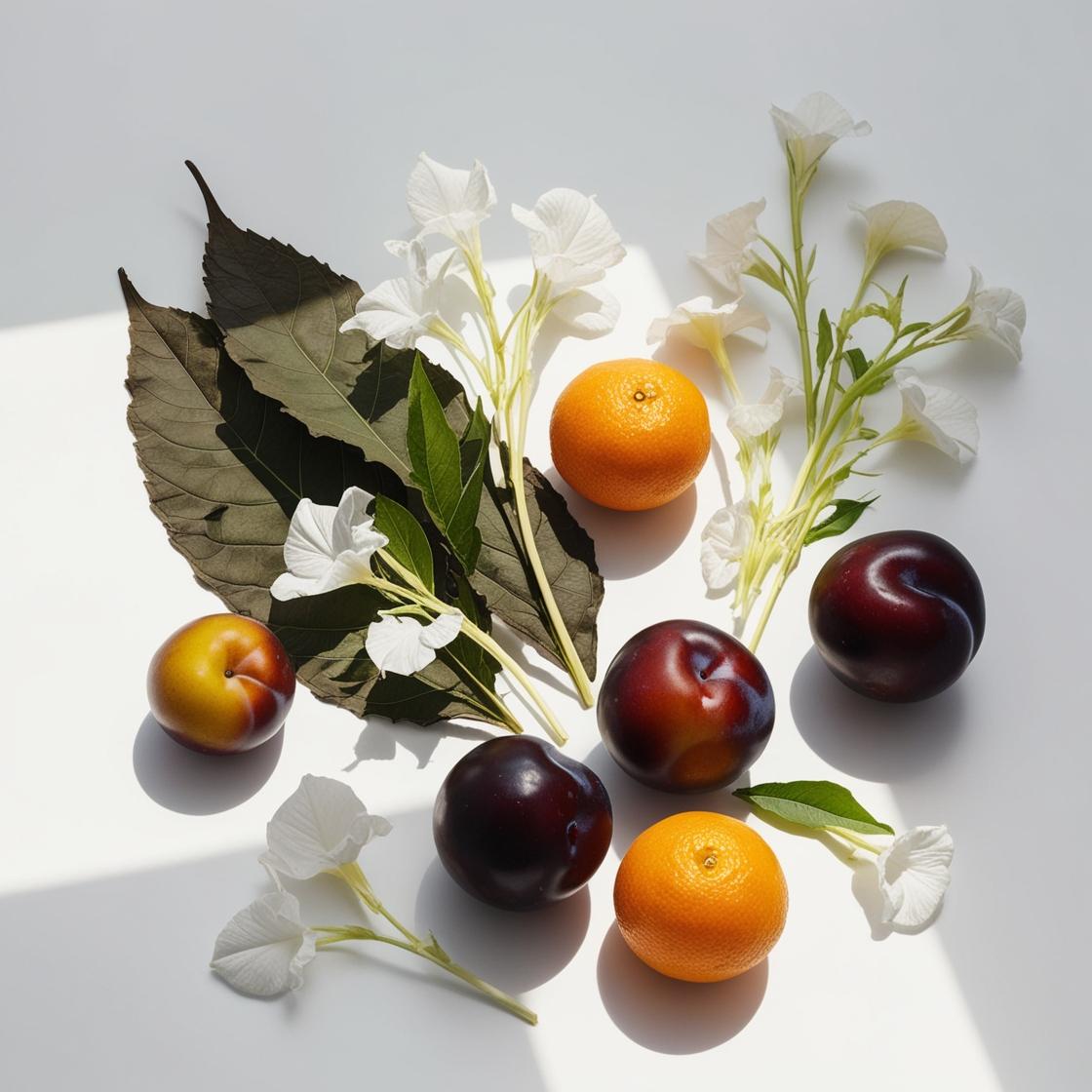 Citrus, tobacco leaf and plum represent the olfactory notes of the perfume.
